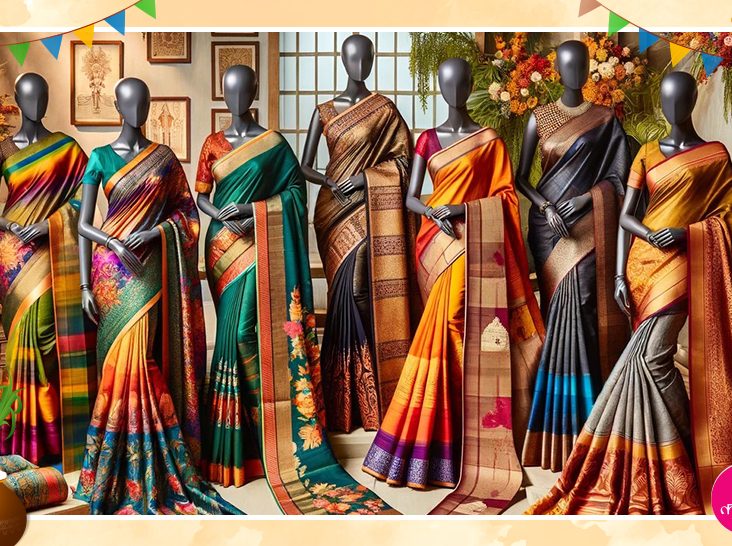 sarees to wear on Pongal , Sankranthi sarees collection